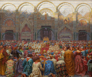 The Mysterious Marriage in Pistoia - Kristian Zahrtmann — artwork view