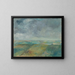 Landscape painting before the storm - Károly Kernstok — framed artwork on a wall