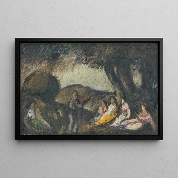 Gitans - Károly Kotász — framed artwork on a wall
