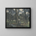 Landscape Painting - Károly Kotász — framed artwork on a wall