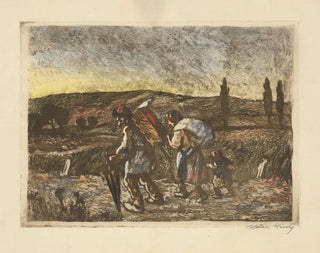 Retour de la famille - Károly Kotász — artwork view