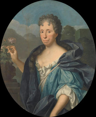 Krzysztof Lubieniecki - Portrait of Sabina Agneta dAcquet Wife of Arent van Buren.webp