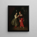 Portrait of the Karolina and Anna Strauss sisters, ballet dancers at the Grand Theatre - Ksawery Jan Kaniewski — framed artwork on a wall