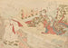 a courtier taking a walk greets a lady-in-waiting sitting on a veranda with her young maid - Kubo Shunman — artwork view