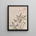 Daphné odora et Mojisuriso - Kubo Shunman — framed artwork on a wall