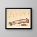 Guard of a Sword - Kubo Shunman — framed artwork on a wall
