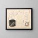 Inrō and netsuke - Kubo Shunman — framed artwork on a wall