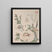 Peonies and Irises - Kubo Shunman — framed artwork on a wall