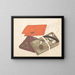 Pocket Books - Kubo Shunman — framed artwork on a wall