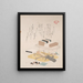Algae, food, and kitchen utensils - Kubo Shunman — framed artwork on a wall