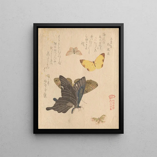 Kubo Shunman - The Painting Manual of Flock of Butterflies Guncho Gafu 5.webp