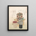 Gift set for the New Year ceremony - Kubo Shunman — framed artwork on a wall