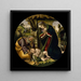 L'Adoration de l'Enfant Christ - Sandro Botticelli — framed artwork on a wall