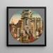 L'Adoration des Mages - Raffaello Botticini — framed artwork on a wall