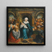 L'Adoration des Mages - Follower of Antwerp by Quentin Massys — framed artwork on a wall