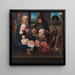L'Adoration of the Kings - Hugo van der Goes — framed artwork on a wall