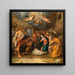 L'Adoration des bergers - Pieter van Lint — framed artwork on a wall