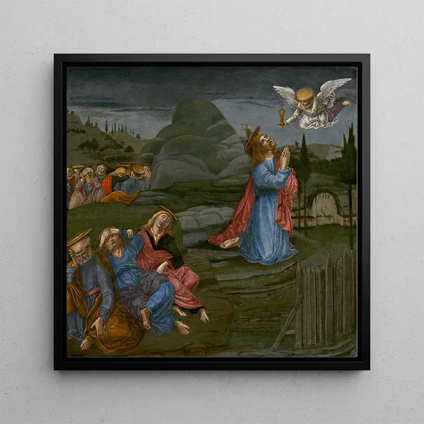 L'Agonie dans le Jardin - Benvenuto di Giovanni — framed artwork on a wall