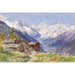 Reproduction of the painting L'Alpe Barneuza (Valais) - Edward Theodore Compton