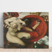 Reproduction of the painting L'Amazone blessée - Franz von Stuck