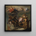 L'Apothéose of Hercules - Nol Coypel — framed artwork on a wall