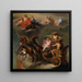 L'Apothéose d'Hercule - Nol Nicolas Coypel — framed artwork on a wall