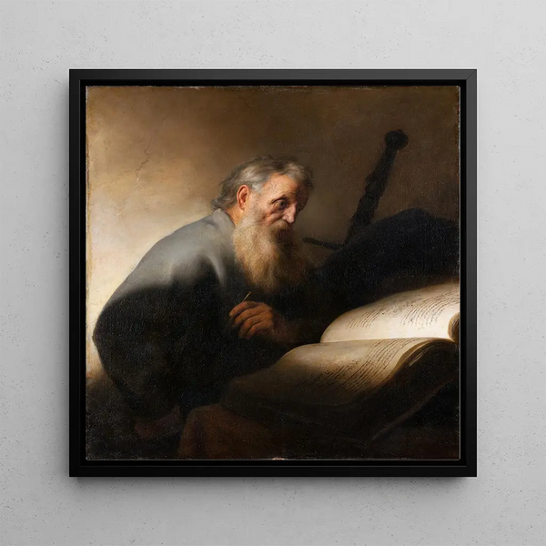 L'Apôtre Paul - Jan Lievens — framed artwork on a wall