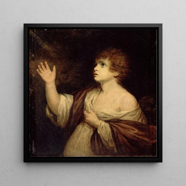 L'Appel de Samuel - Sir Joshua Reynolds — framed artwork on a wall