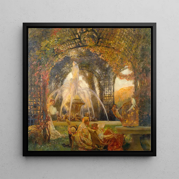 L'Arbre - Gaston La Touche — framed artwork on a wall