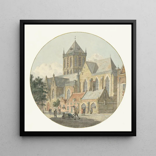 L'Église Saint-Jacques à Utrecht - Johannes Huibert Prins — wall display of the artwork