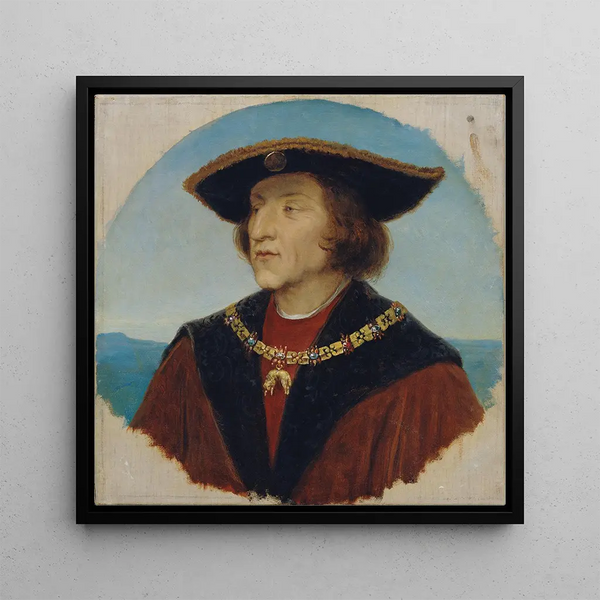 L'Empereur Maximilien I - Karl von Blaas — framed artwork on a wall