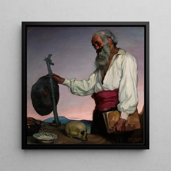 L'Hermite - Ignacio Zuloaga — framed artwork on a wall