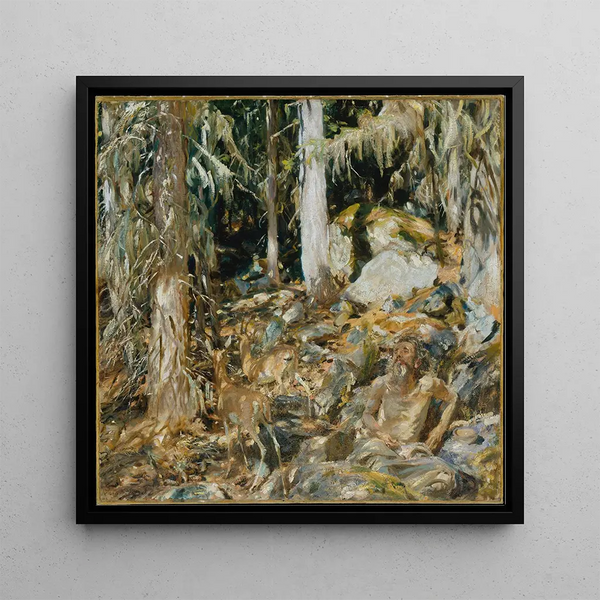 L'Hermite - John Singer Sargent — framed artwork on a wall