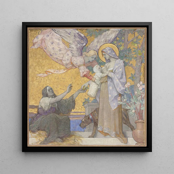 L'Humanité - Jacques Ferdinand Humbert — framed artwork on a wall