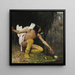 L'Indien et le lys - George de Forest Brush — framed artwork on a wall