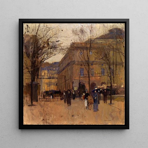 L'Odéon du Luxembourg - Frank Edwin Scott — framed artwork on a wall
