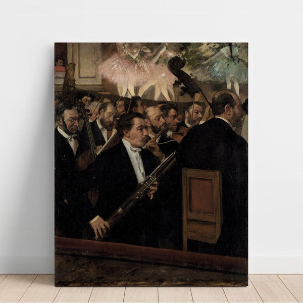 Reproduction of the painting L'Orchestre à l'Opéra - Edgar Degas