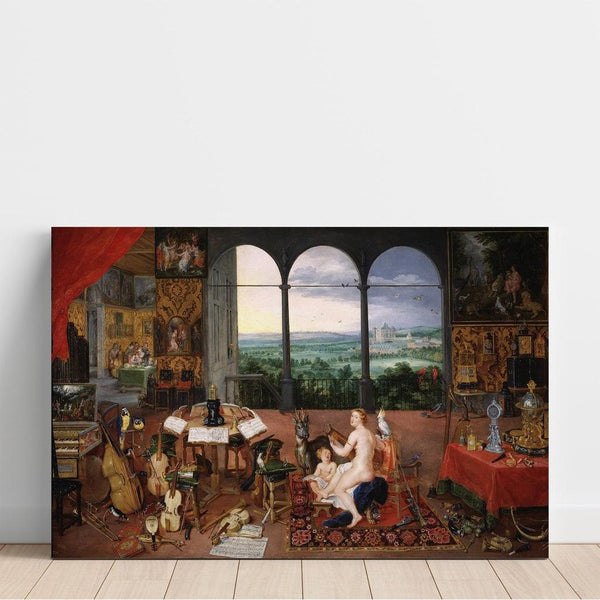 Reproduction of the painting L'Ouïe - Peter Paul Rubens