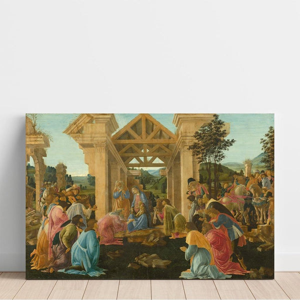 Reproduction of the painting L'adoration des mages - Sandro Botticelli