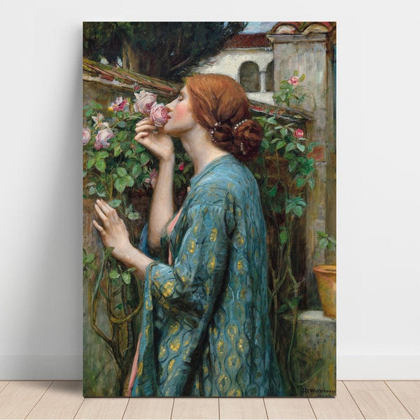 Reproduction of the painting L'âme de la rose - John William Waterhouse