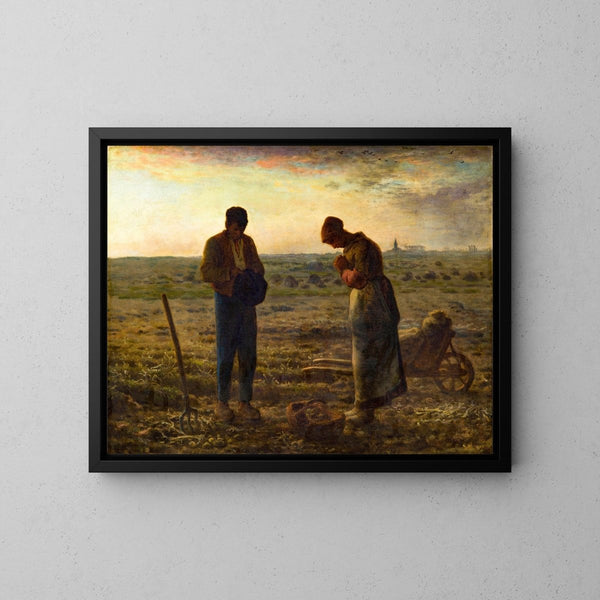 Reproduction of the painting L'angelus - Jean-François Millet