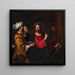L'argent du tribut - Benedetto Gennari — framed artwork on a wall