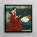 L'artiste Gerda Holm - Paul Fischer — framed artwork on a wall
