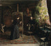 L'artiste danoise Bertha Wegmann peignant un portrait - Jeanna Bauck — artwork view