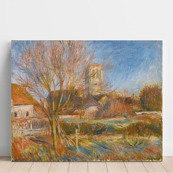 Reproduction of the painting L church in Essoyes - Pierre-Auguste Renoir