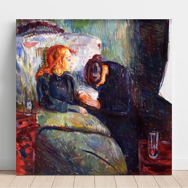 Reproduction of the painting L'enfant malade - Edvard Munch