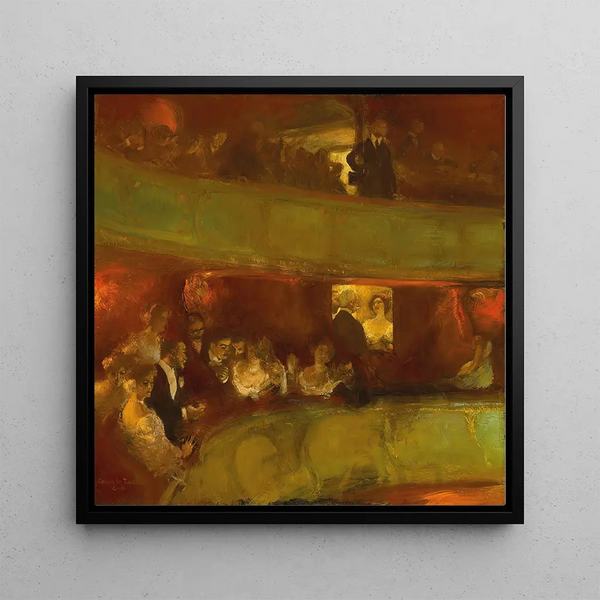 L'entracte souvenir d'Italie - Gaston La Touche — framed artwork on a wall