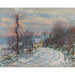 Reproduction of the painting L'entrée De Giverny En Hiver - Claude Monet