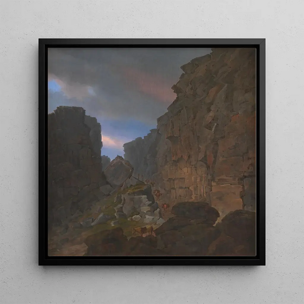 L'entrée sud d'Almannagiaa près de Thingvalla en Islande - Christian Ezdorf — framed artwork on a wall