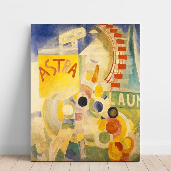 Reproduction of the painting L'équipe de Cardiff - Robert Delaunay